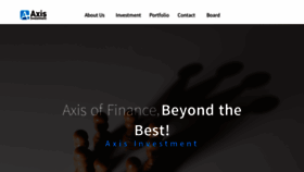 What Axisinvestment.co.kr website looked like in 2020 (4 years ago)