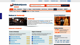 What Allebedrijveninharderwijk.nl website looked like in 2020 (4 years ago)