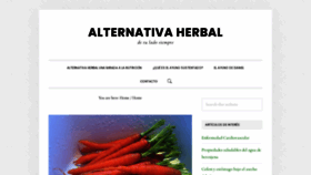 What Alternativaherbal.com website looked like in 2020 (4 years ago)