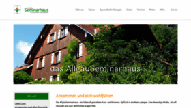 What Allgaeuseminarhaus.de website looked like in 2020 (4 years ago)