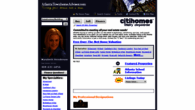 What Atlantatownhomeadvisor.com website looked like in 2020 (4 years ago)