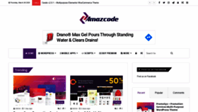 What Amazcode.com website looked like in 2020 (4 years ago)