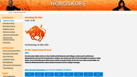 What Astro-filia.de website looked like in 2020 (4 years ago)