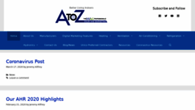 What Atozsales.net website looked like in 2020 (4 years ago)