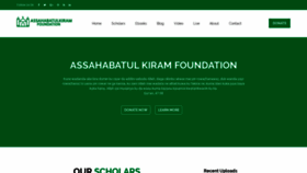 What Assahabatulkiram.com website looked like in 2020 (4 years ago)