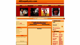 What Allgospellyrics.com website looked like in 2020 (4 years ago)