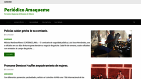 What Amaqueme.mx website looked like in 2020 (4 years ago)