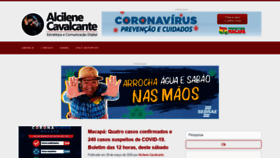What Alcilenecavalcante.com.br website looked like in 2020 (5 years ago)