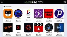 What Apkmart.net website looked like in 2020 (4 years ago)