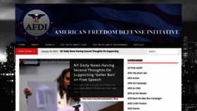 What Afdi.us website looked like in 2020 (4 years ago)