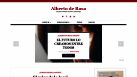 What Albertoderosa.es website looked like in 2020 (4 years ago)