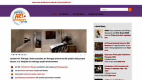 What Arttherapycentre.com website looked like in 2020 (4 years ago)