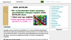 What Asalsayilar.gen.tr website looked like in 2020 (4 years ago)