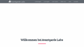 What Avantgarde-labs.de website looked like in 2020 (4 years ago)