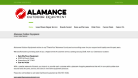 What Alamanceoutdoor.com website looked like in 2020 (4 years ago)