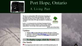 What Alivingpast.ca website looked like in 2020 (6 years ago)
