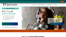 What Atriumhr.com website looked like in 2020 (4 years ago)