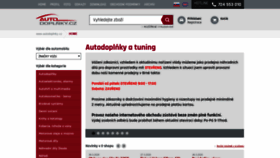What Autodoplnky.cz website looked like in 2020 (6 years ago)