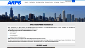 What Arpsint.com website looked like in 2020 (4 years ago)