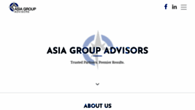 What Asiagroupadvisors.com website looked like in 2020 (4 years ago)
