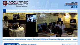 What Accuprec.com website looked like in 2020 (4 years ago)