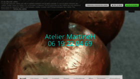 What Atelier-martineh.net website looked like in 2020 (4 years ago)