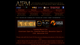What Ajpm.com website looked like in 2020 (4 years ago)