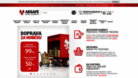 What Adsafe.cz website looked like in 2020 (4 years ago)