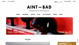 What Aint-bad.com website looked like in 2020 (4 years ago)