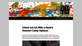 What Artwithaheart.us website looked like in 2020 (4 years ago)