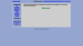 What Anycheatcodes.net website looked like in 2020 (4 years ago)
