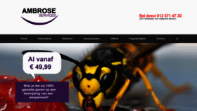 What Ambroseservices.nl website looked like in 2020 (4 years ago)
