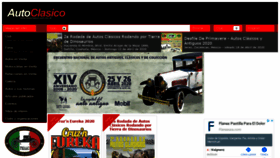 What Autoclasico.com.mx website looked like in 2020 (4 years ago)