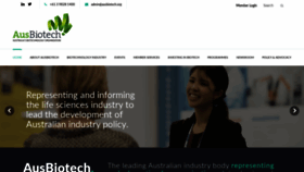 What Ausbiotech.org website looked like in 2020 (4 years ago)