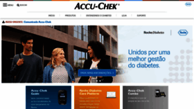 What Accu-chek.com.br website looked like in 2020 (4 years ago)
