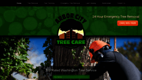 What Arborcitytreecare.com website looked like in 2020 (4 years ago)