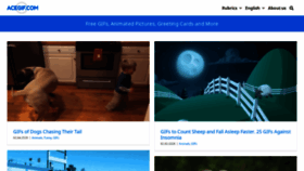 What Acegif.com website looked like in 2020 (6 years ago)