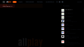 What Allplay.uz website looked like in 2020 (4 years ago)
