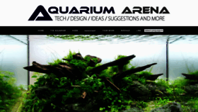 What Aquariumarena.com website looked like in 2020 (4 years ago)