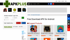 What Apk.plus website looked like in 2020 (4 years ago)