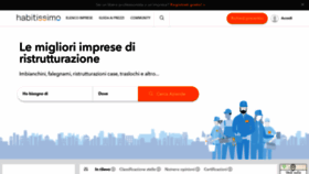 What Aziende.habitissimo.it website looked like in 2020 (4 years ago)