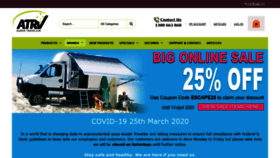 What Aussietraveller.com.au website looked like in 2020 (4 years ago)