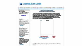 What Animabilis.com website looked like in 2020 (4 years ago)