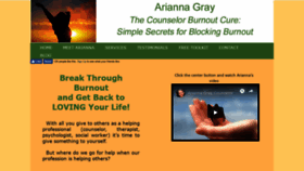 What Ariannagray.com website looked like in 2020 (4 years ago)