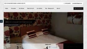 What Avenuehotel.co.uk website looked like in 2020 (4 years ago)