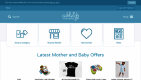 What Ashleighmotherandbaby.co.uk website looked like in 2020 (4 years ago)