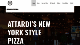 What Attardispizzeria.com website looked like in 2020 (4 years ago)