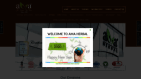 What Amaherbal.com website looked like in 2020 (4 years ago)