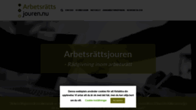 What Arbetsrattsjouren.nu website looked like in 2020 (4 years ago)