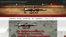 What Artax-vorderlader.de website looked like in 2020 (4 years ago)